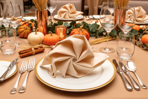 Pinwheel Napkin Fold